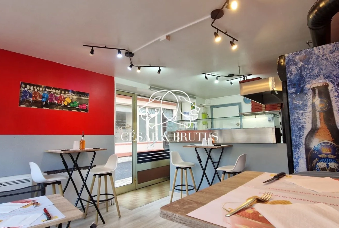 Fonds de commerce pour restaurant en hyper-centre d'Yssingeaux - 31 m² 