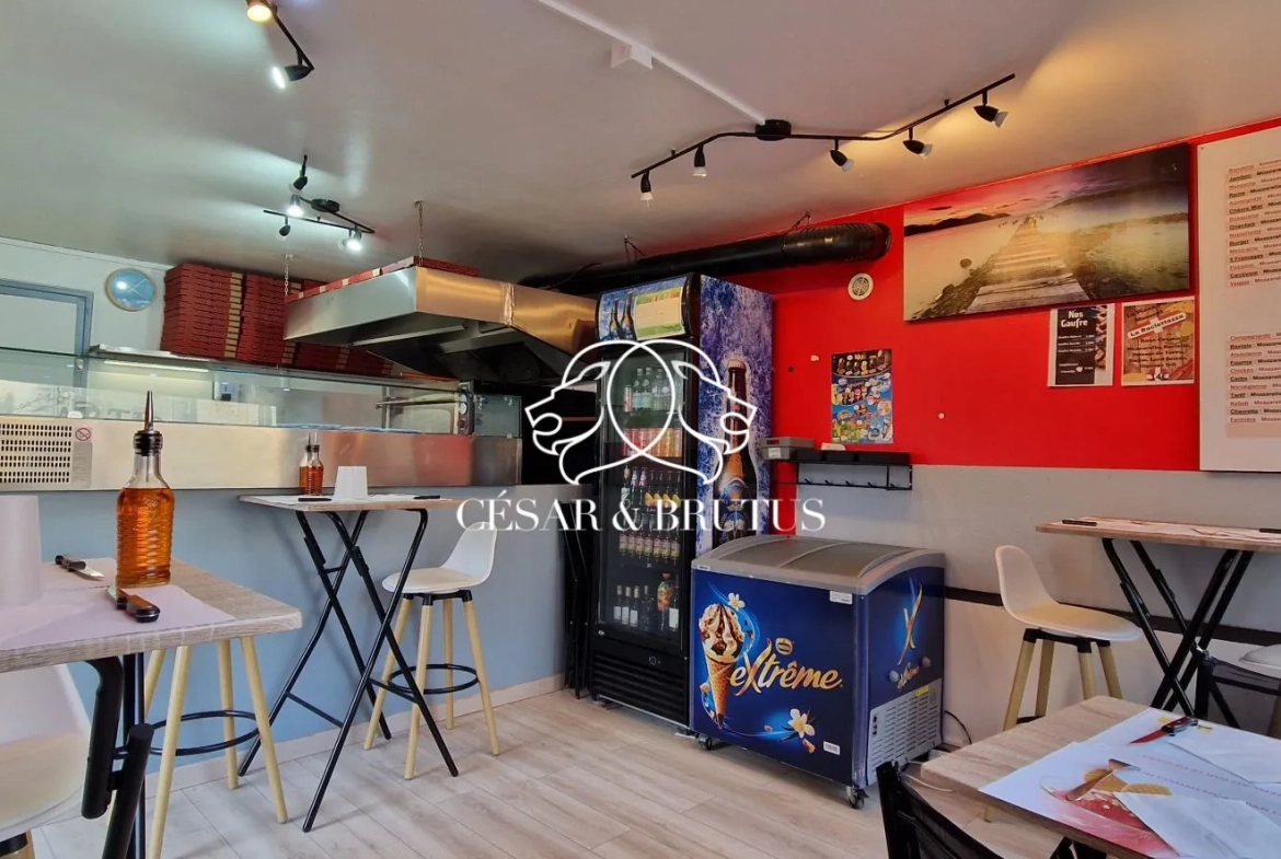 Fonds de commerce pour restaurant en hyper-centre d'Yssingeaux - 31 m² 