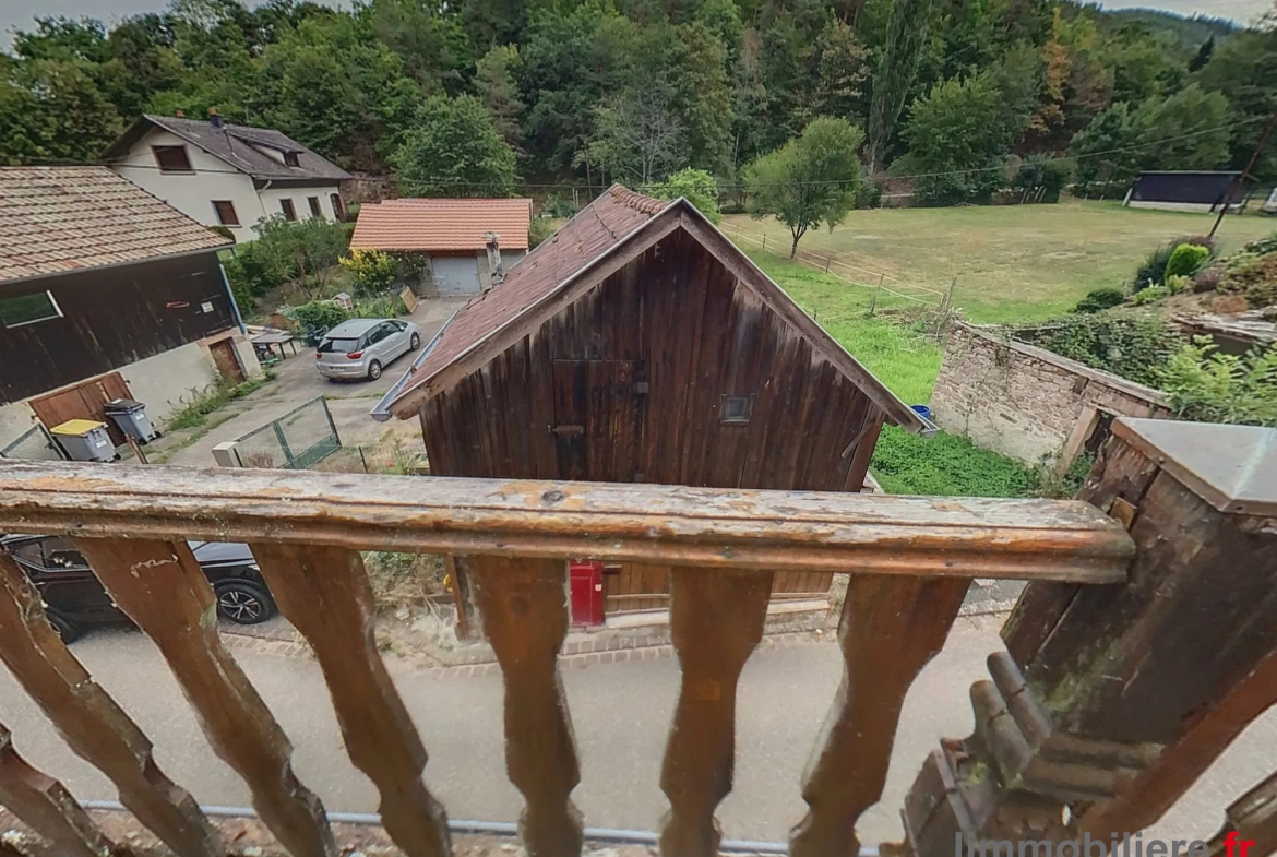Ensemble immobilier avec deux maisons à Lièpvre dans un quartier calme 