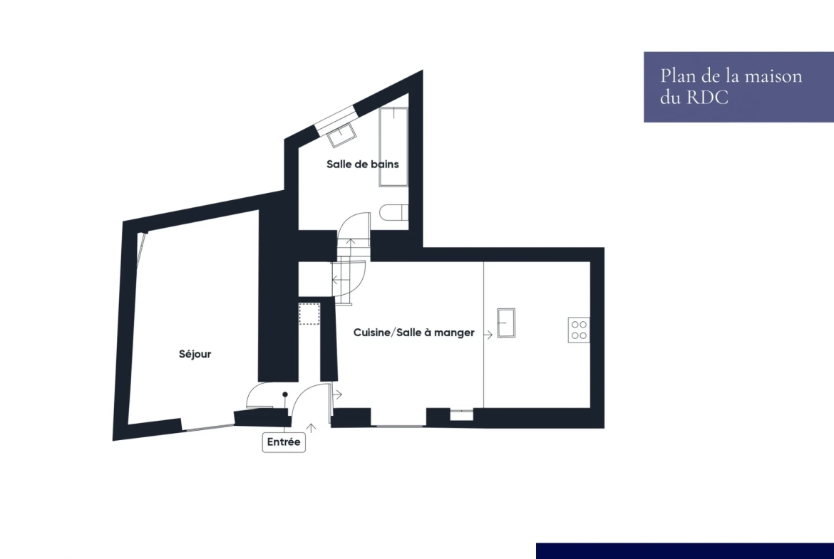 Maison en pierre à Sagy - 78 m², 3 chambres, proche Cergy 
