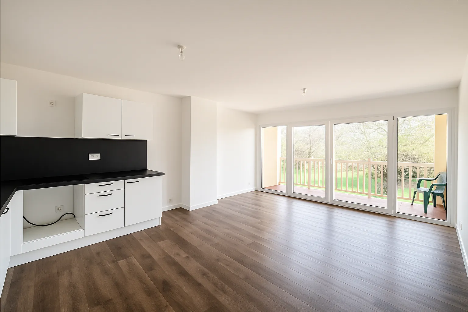 Vente d’un appartement T3 rénové avec terrasse et parking à Galgon 