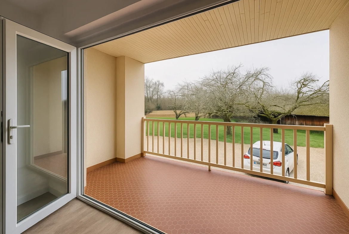 Vente d’un appartement T3 rénové avec terrasse et parking à Galgon 