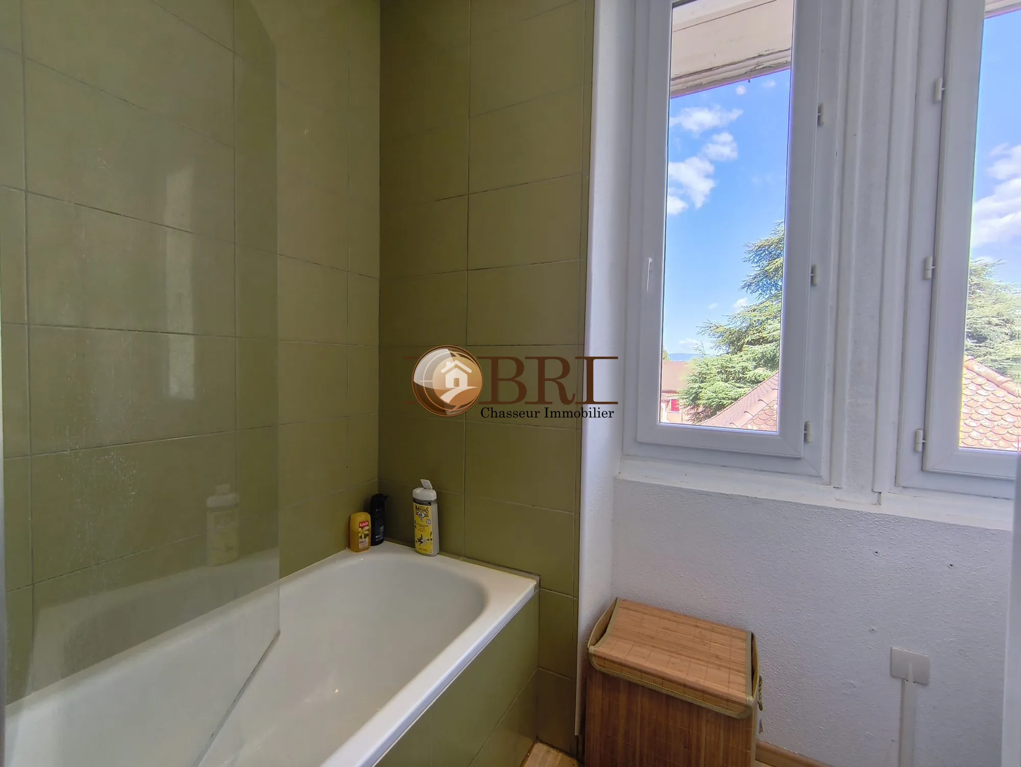 salle de bains Appartement duplex T3 à Les Abrets en Dauphiné avec parking et cave 
