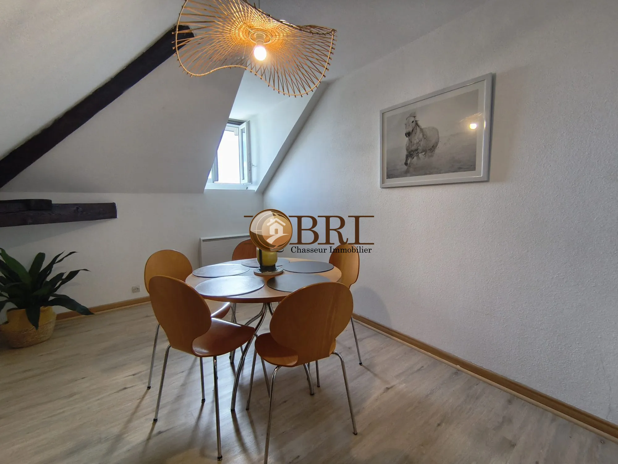 salle à manger Appartement duplex T3 à Les Abrets en Dauphiné avec parking et cave 