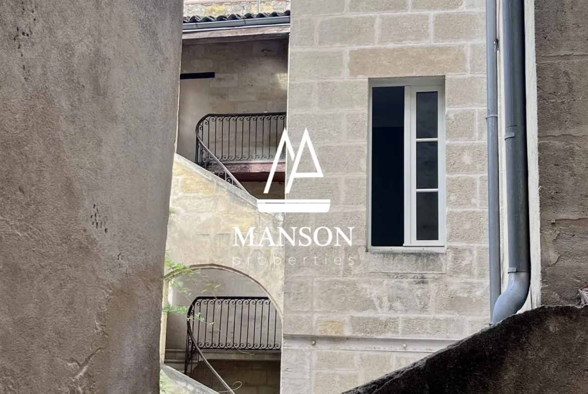 Appartement T1bis rénové à Bordeaux centre historique 