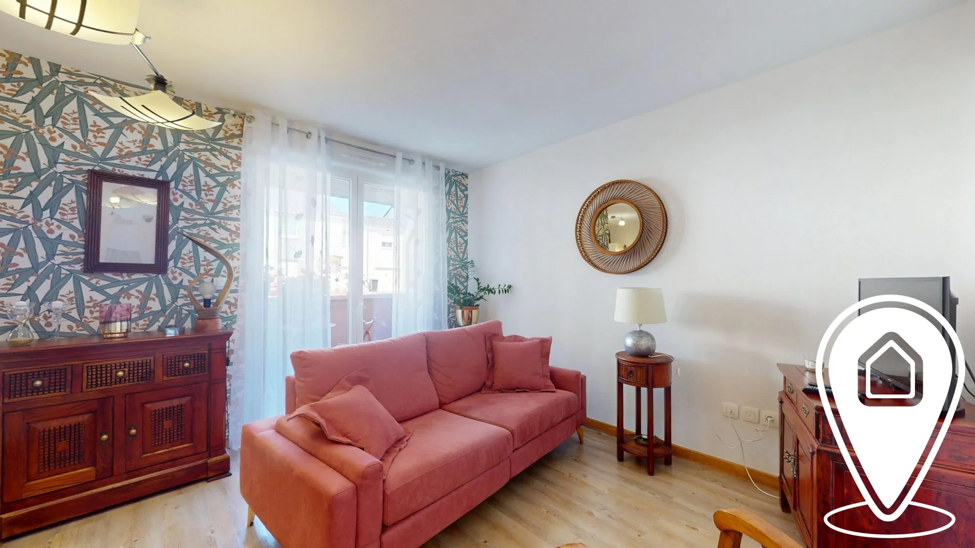 Appartement T2/T3 en rez-de-chaussée à Golbey avec terrasse et stationnement 