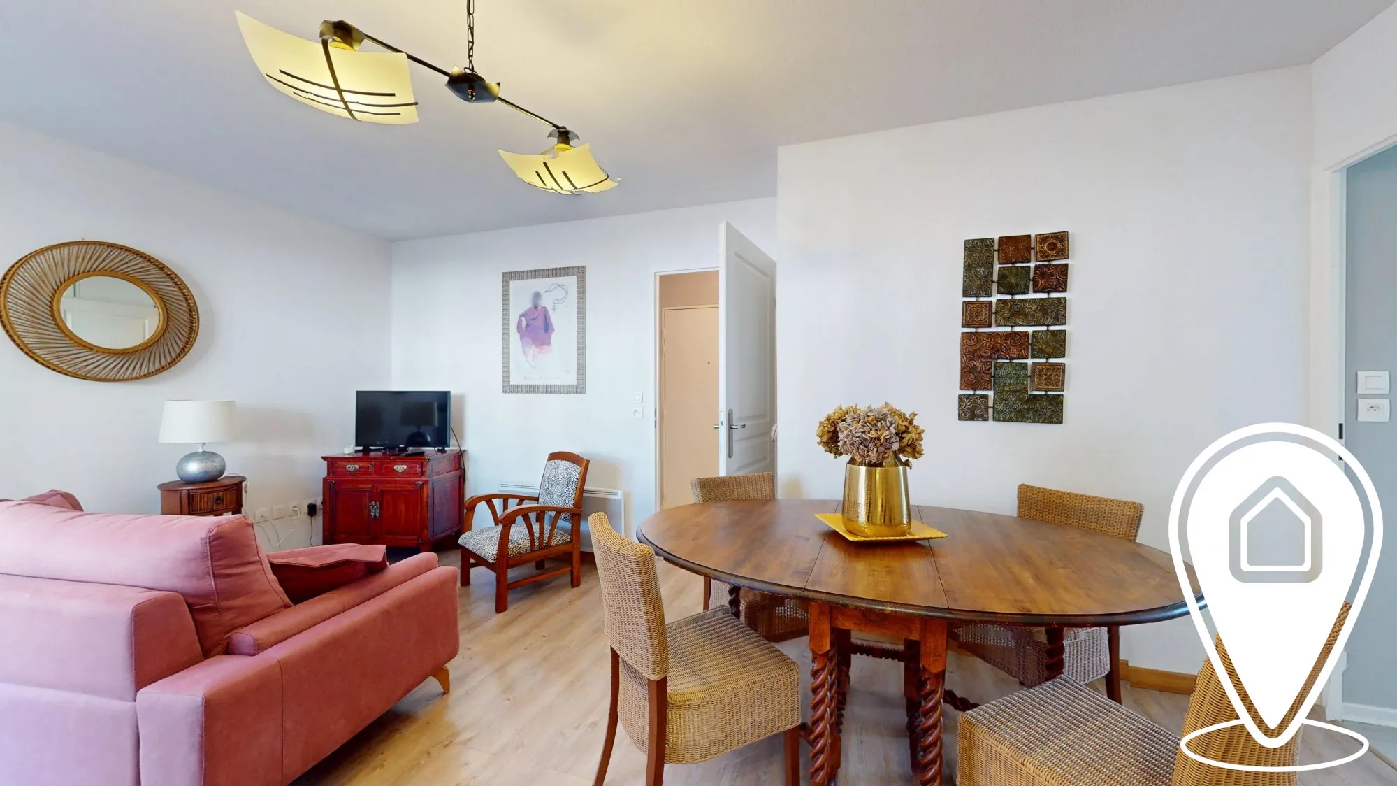 Appartement T2/T3 en rez-de-chaussée à Golbey avec terrasse et stationnement 