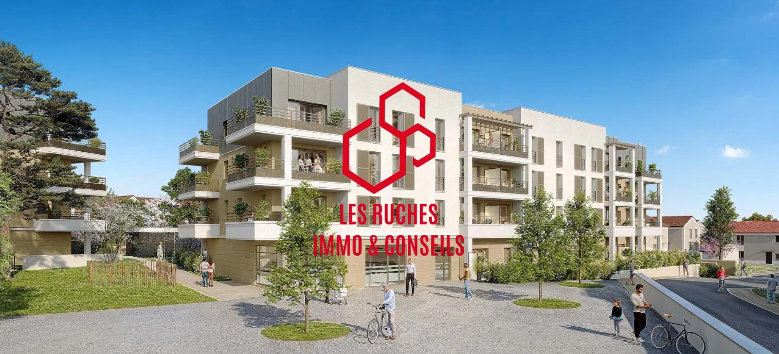 A vendre appartement T2 lumineux de 39 m² à Houdan dans quartier dynamique 