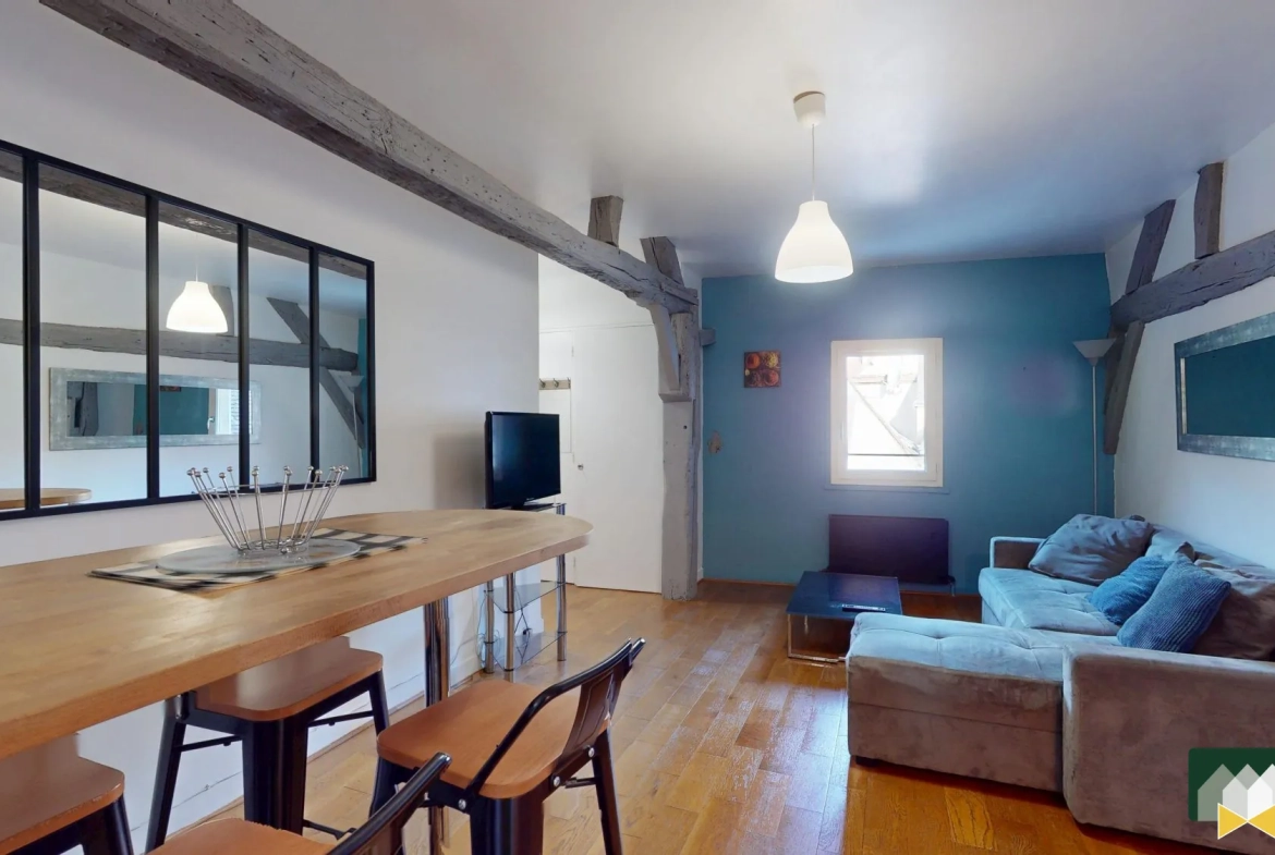 Appartement 2 pièces meublé avec vue sur la cathédrale à Chartres 