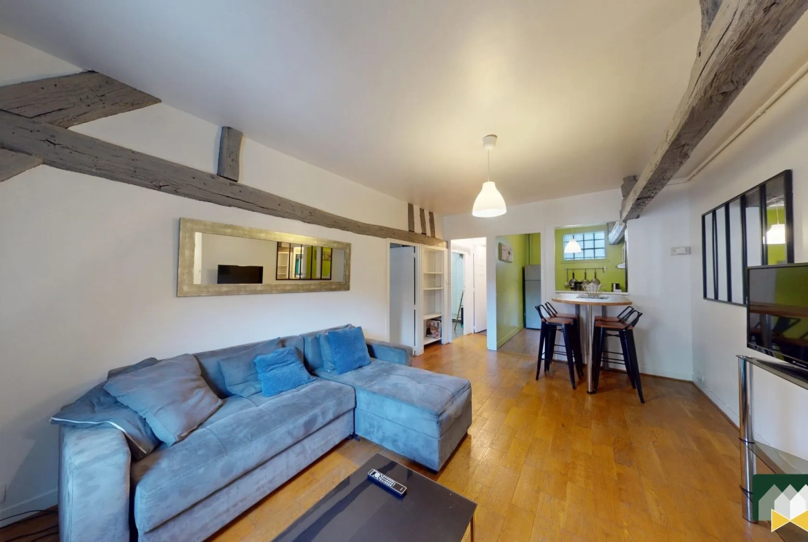 Appartement 2 pièces meublé avec vue sur la cathédrale à Chartres 