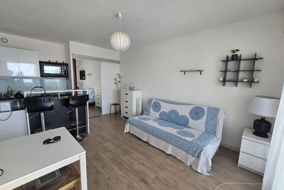 Studio meublé de 26 m² avec vue mer à Palavas-les-Flots 
