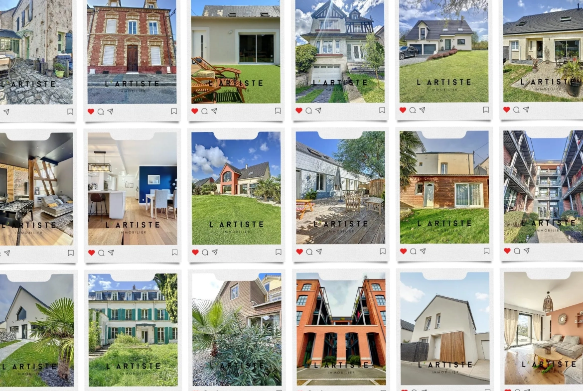 Maison de plain-pied à vendre à Elbeuf avec jardin et sous-sol complet 