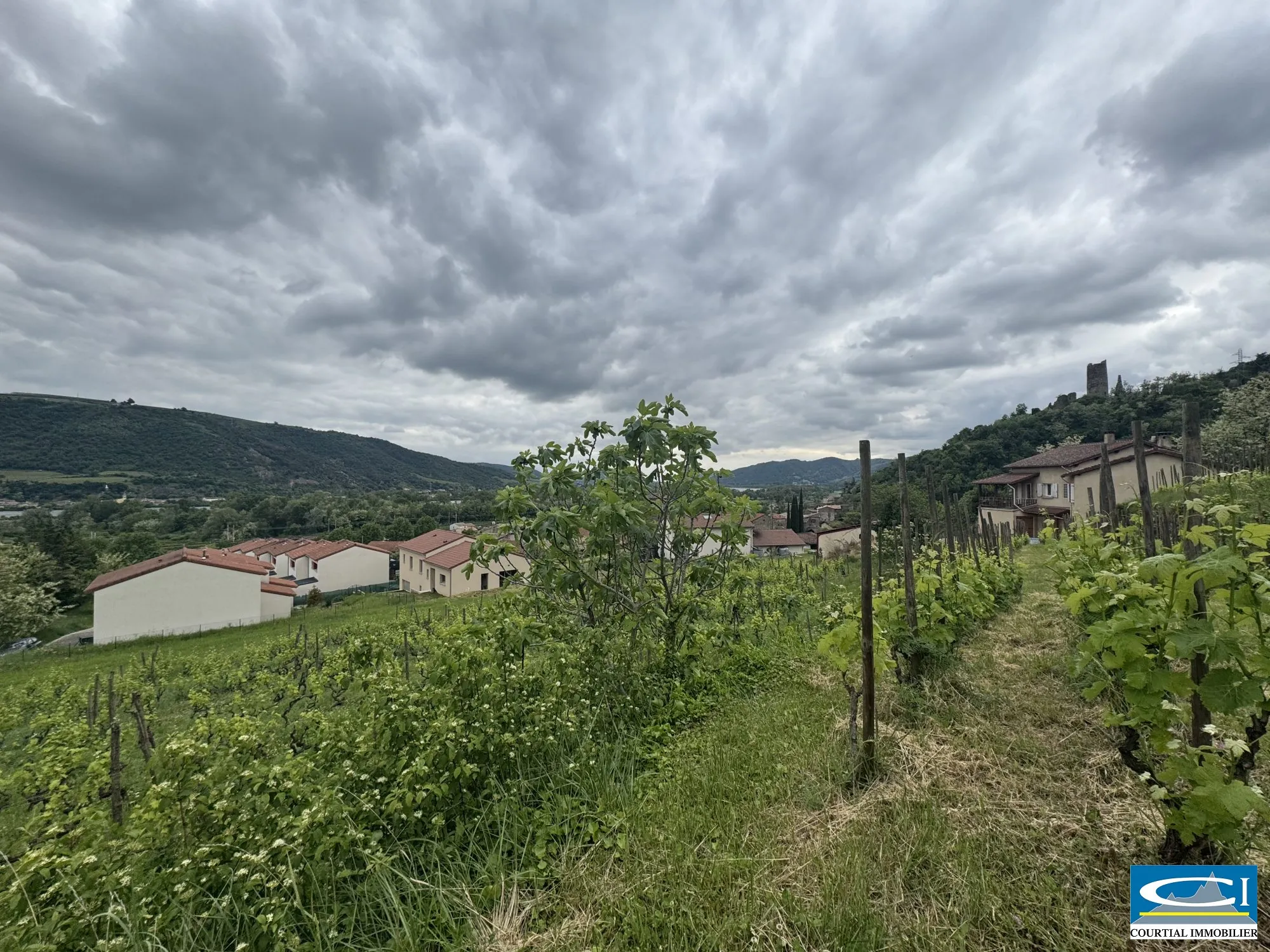 Terrain à bâtir de 1130 m² à Arras-sur-Rhône avec vue dégagée, viabilisé 