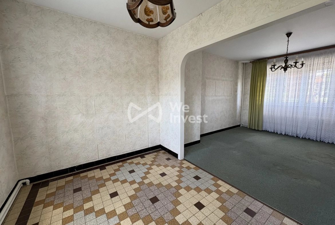 Maison à vendre à Aulnoye-Aymeries de 70 m² avec jardin et potentiel de rénovation 