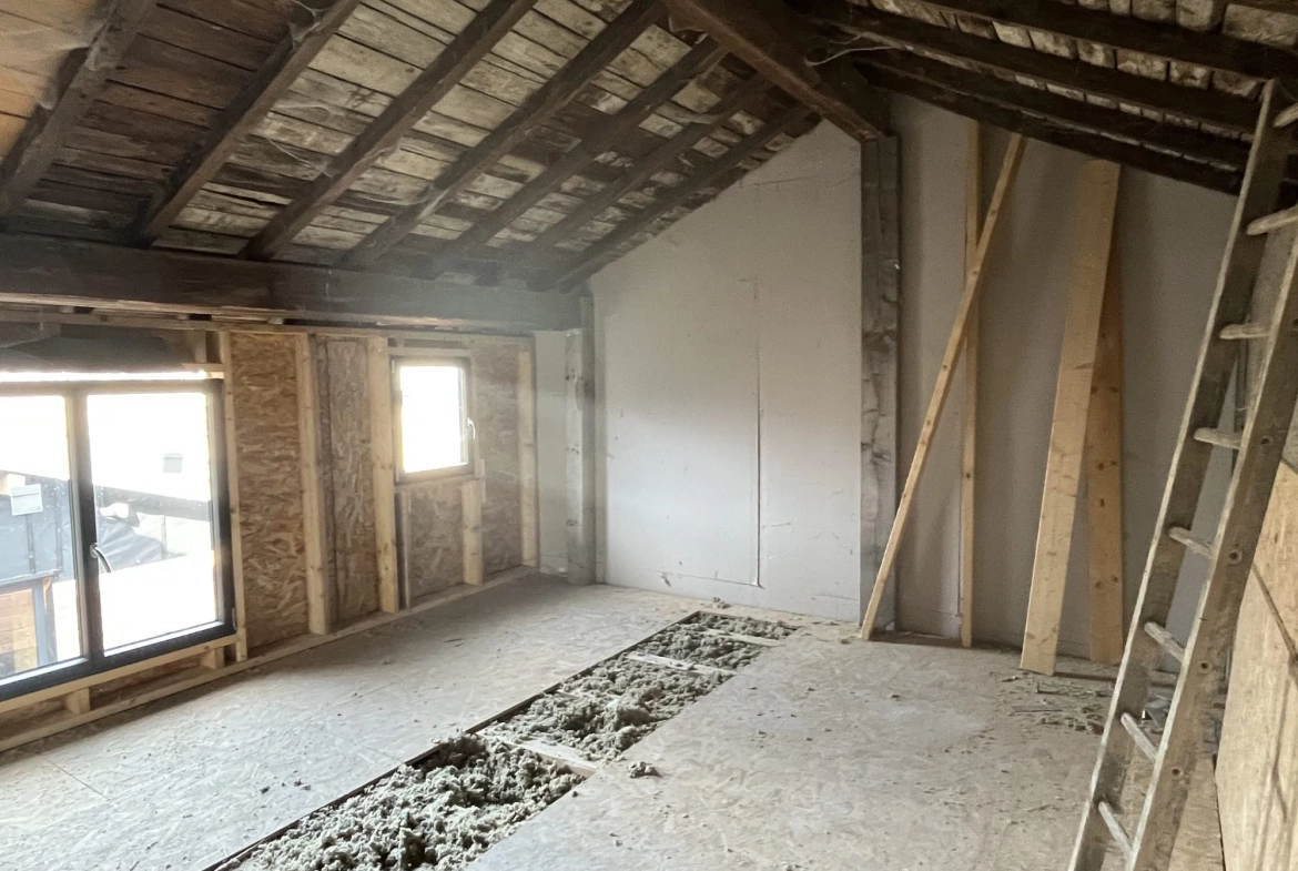 Plateau à vendre à Saint-Lager de 150 m² avec terrasse, jardin et parking 