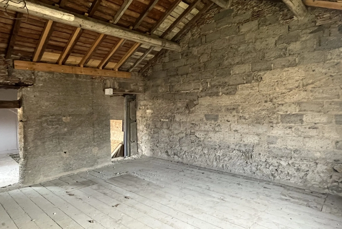 Plateau à vendre à Saint-Lager de 150 m² avec terrasse, jardin et parking 