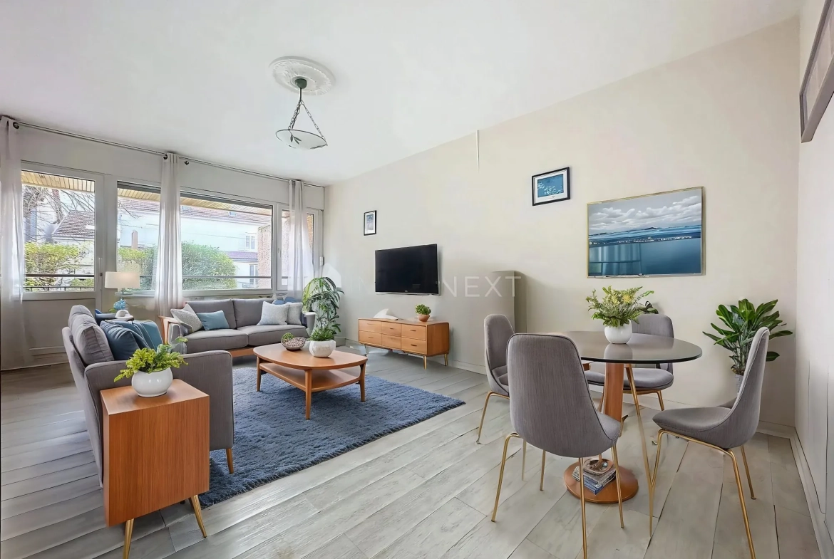 Appartement T3 à Metz - Résidence des années 1960, garage, cave, 190 000 € 