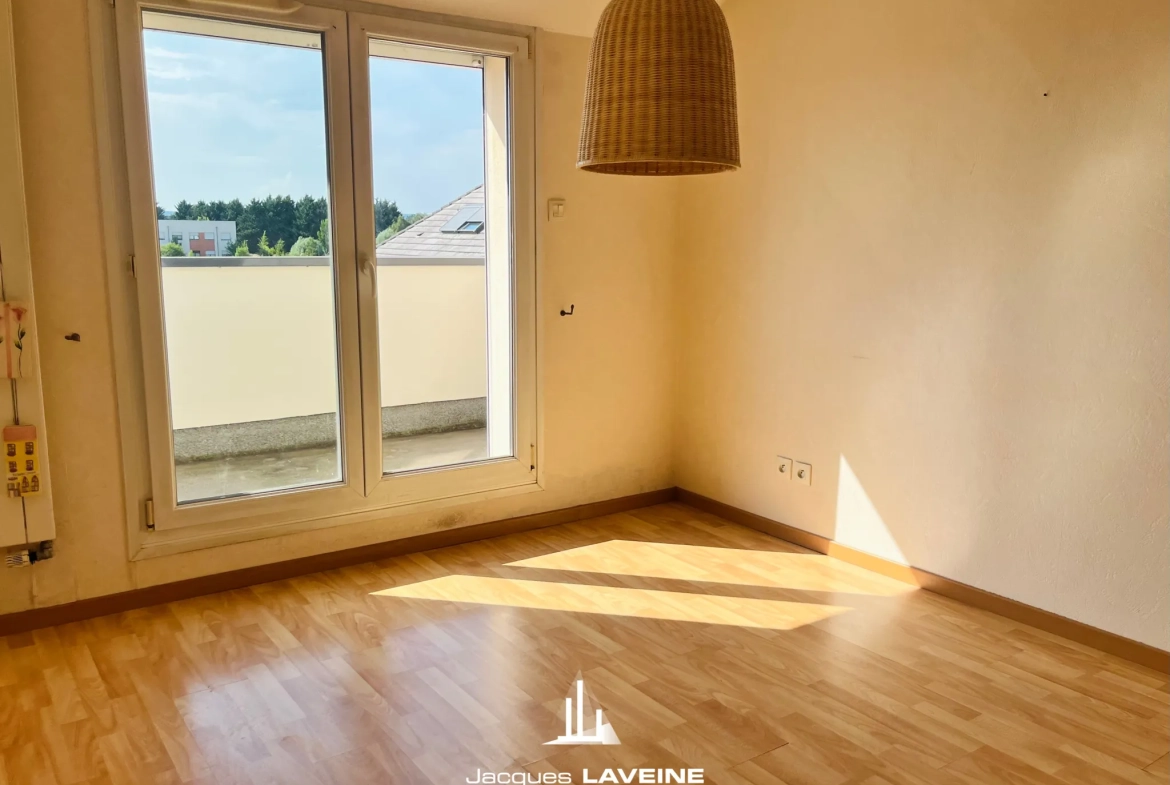 Appartement 3 pièces à vendre à Marly avec Balcon, garage et résidence sécurisée 