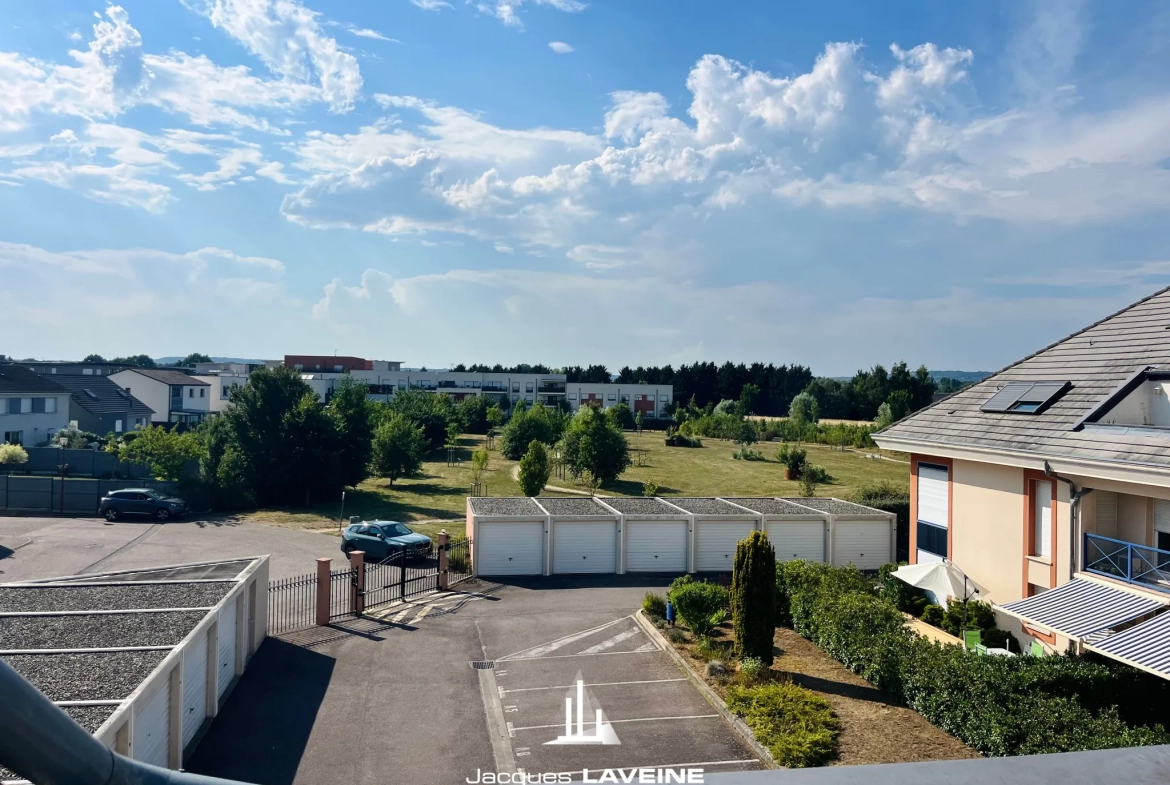 Appartement 3 pièces à vendre à Marly avec Balcon, garage et résidence sécurisée 