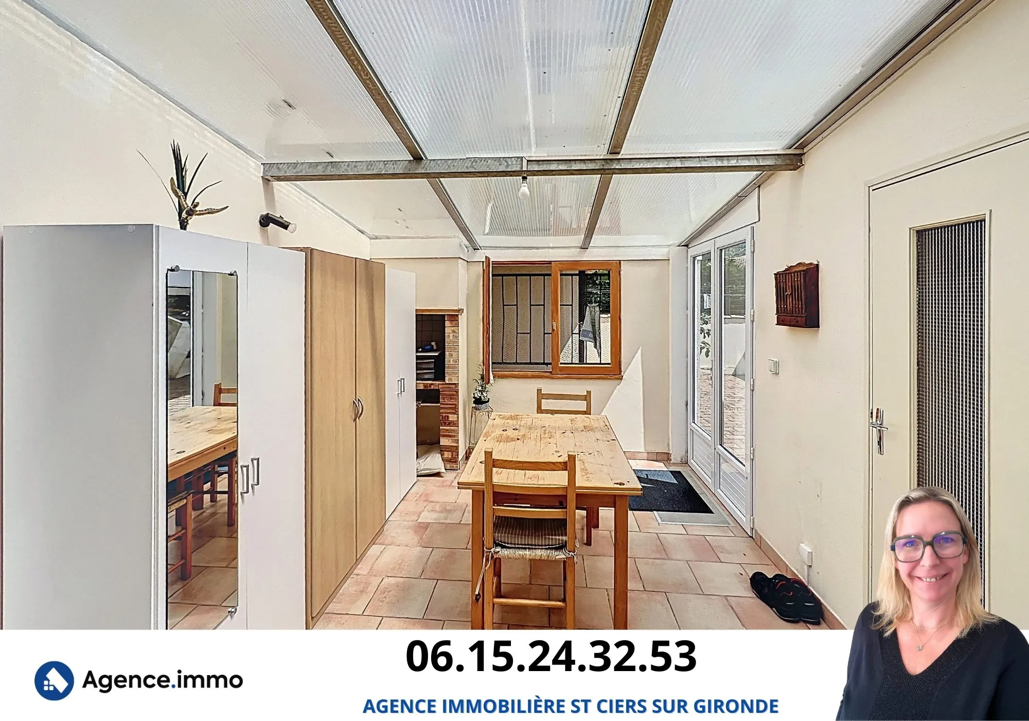 Belle maison de ville de 134 m² avec jardin à Saint-Ciers-sur-Gironde 