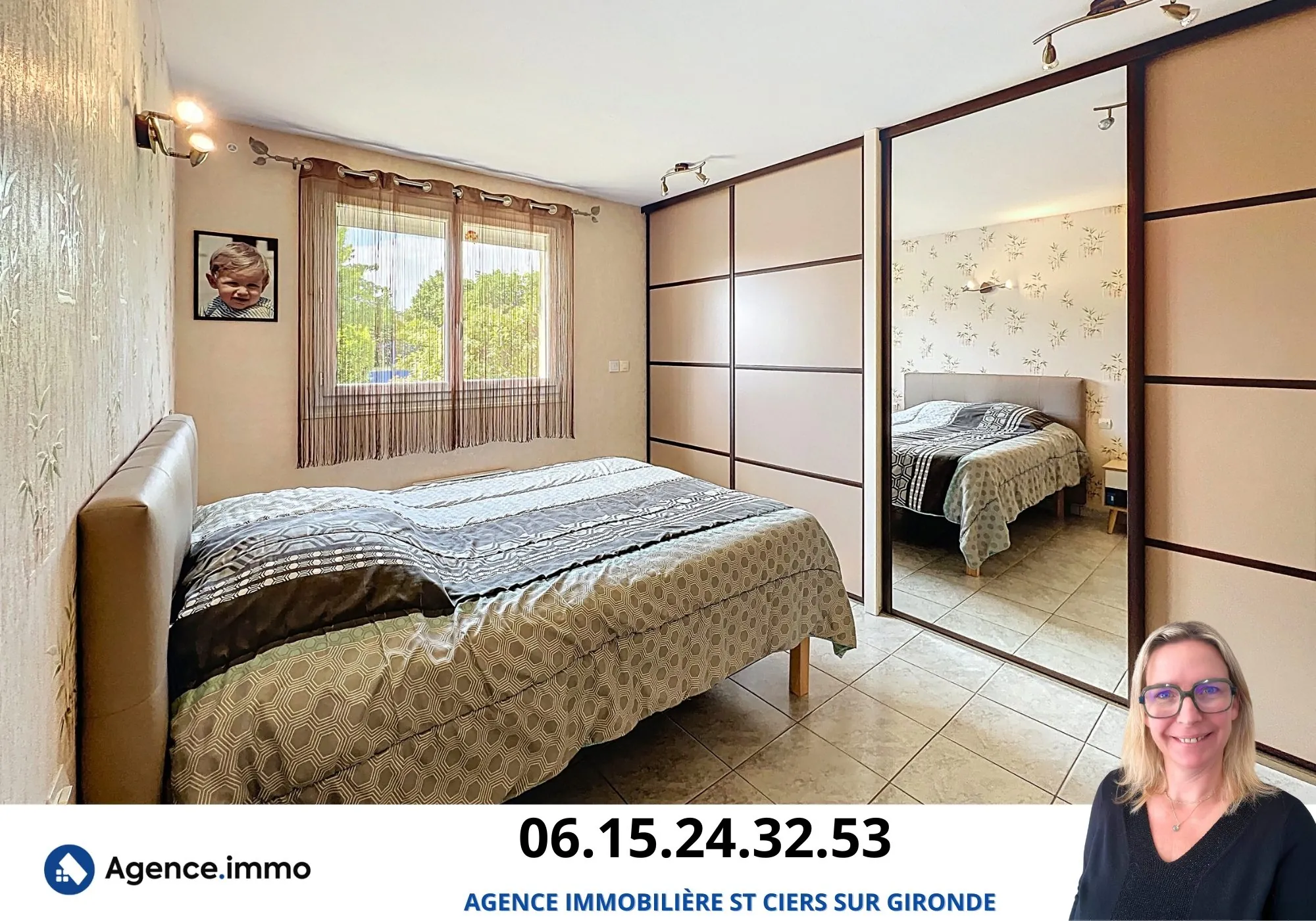 Belle maison de ville de 134 m² avec jardin à Saint-Ciers-sur-Gironde 