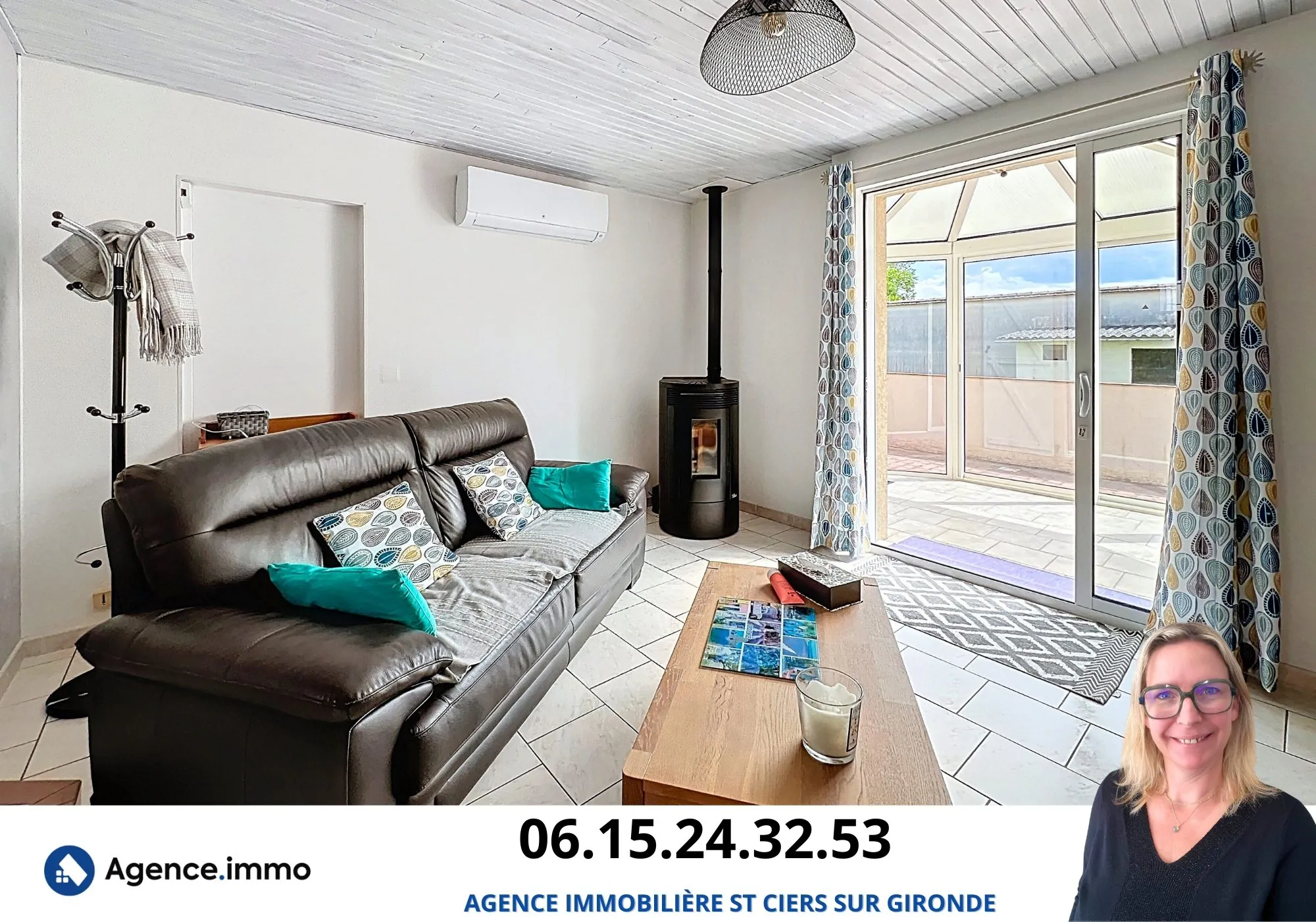 Belle maison de ville de 134 m² avec jardin à Saint-Ciers-sur-Gironde 