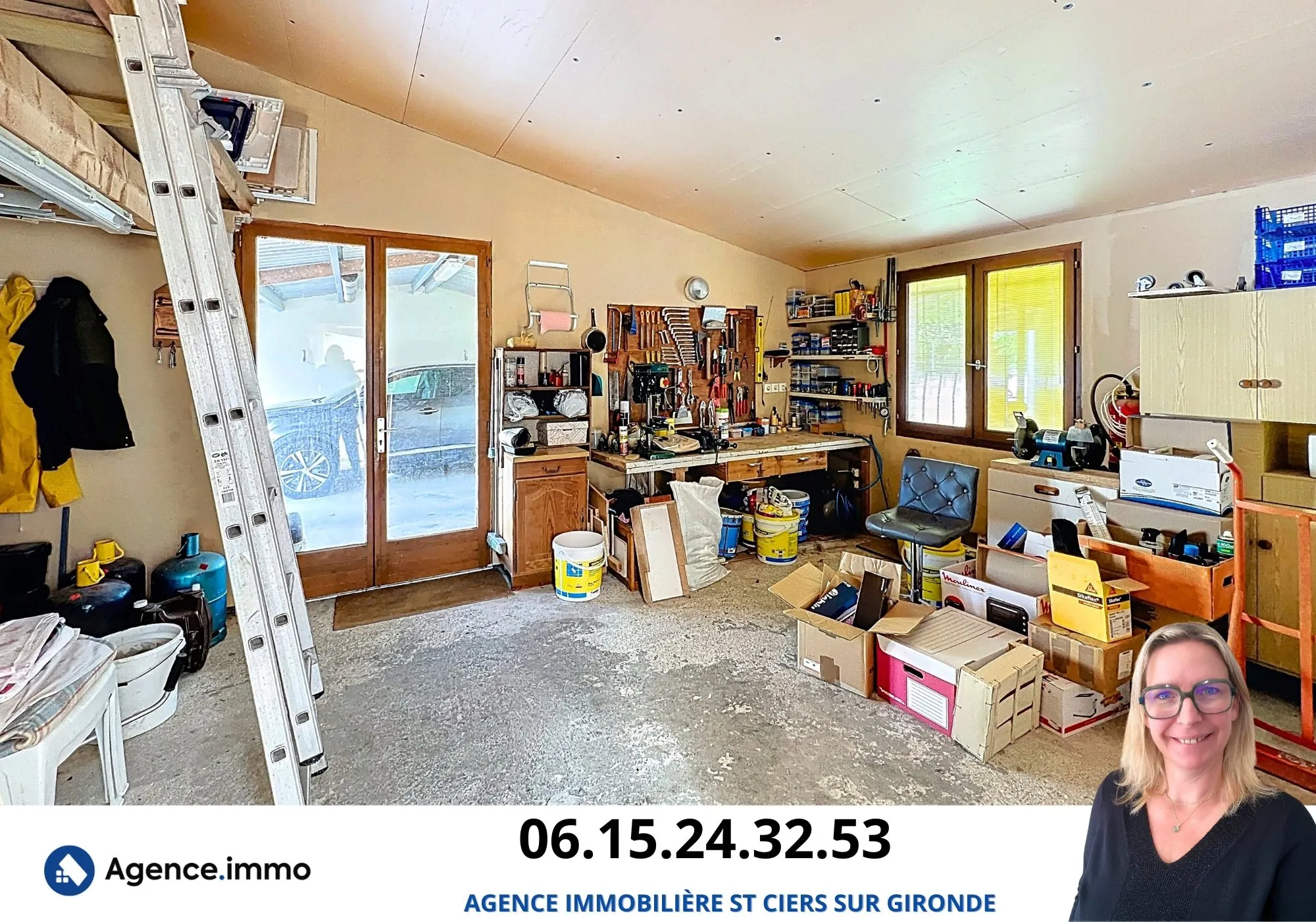 Belle maison de ville de 134 m² avec jardin à Saint-Ciers-sur-Gironde 