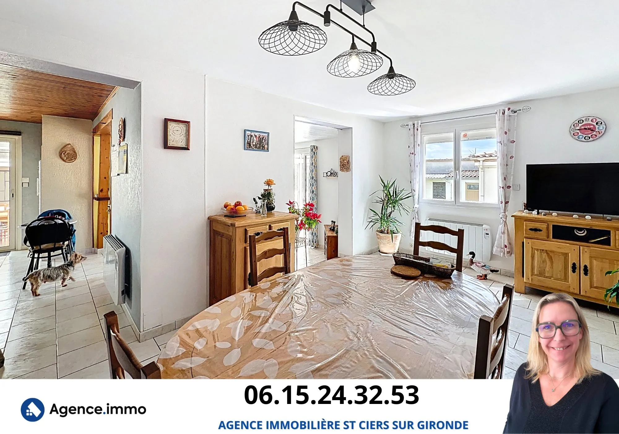 Belle maison de ville de 134 m² avec jardin à Saint-Ciers-sur-Gironde 