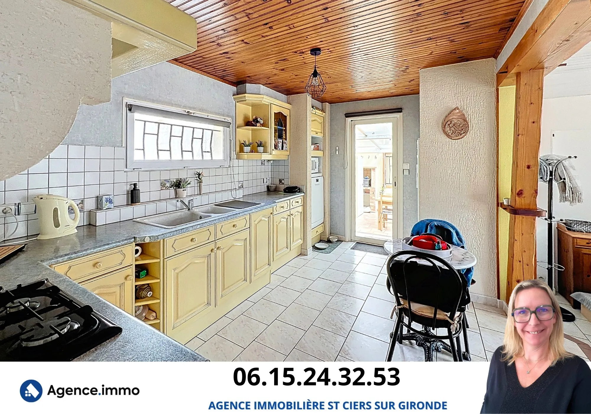 Belle maison de ville de 134 m² avec jardin à Saint-Ciers-sur-Gironde 