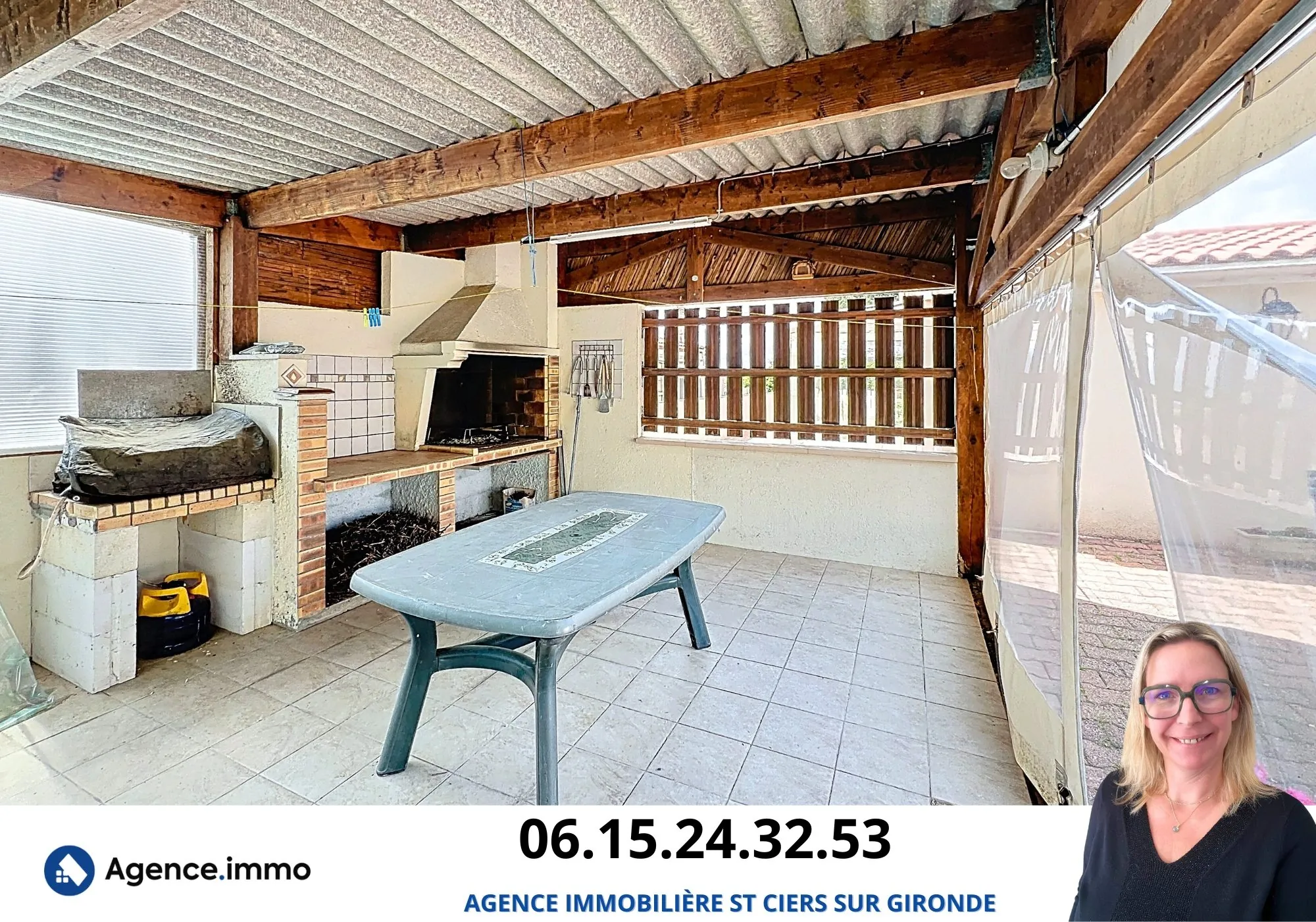 Belle maison de ville de 134 m² avec jardin à Saint-Ciers-sur-Gironde 
