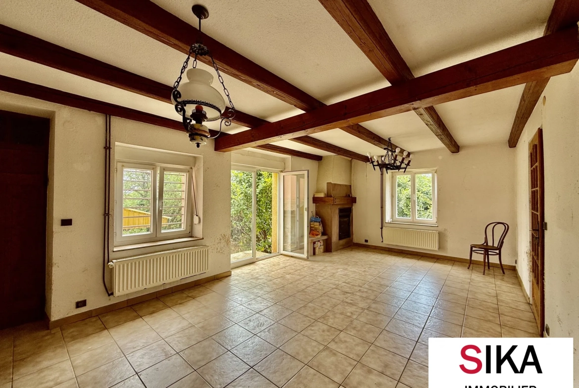 Maison individuelle à Héming avec grand jardin et potentiel de rénovation 
