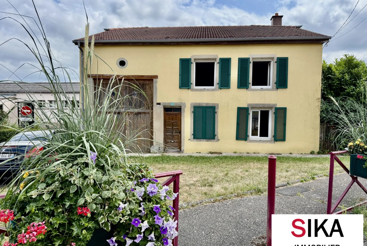 Maison individuelle à Héming avec grand jardin et potentiel de rénovation 