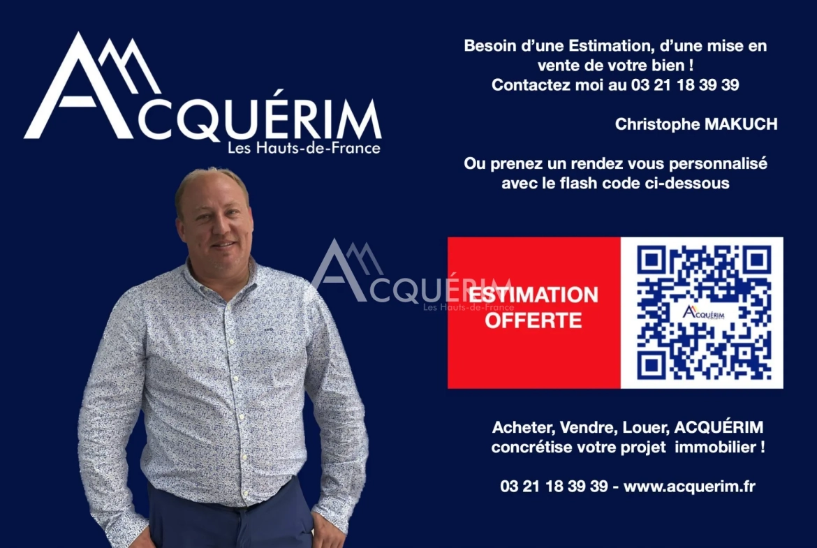 Immeuble de 120 m² à vendre à Carvin, idéal pour activité commerciale 