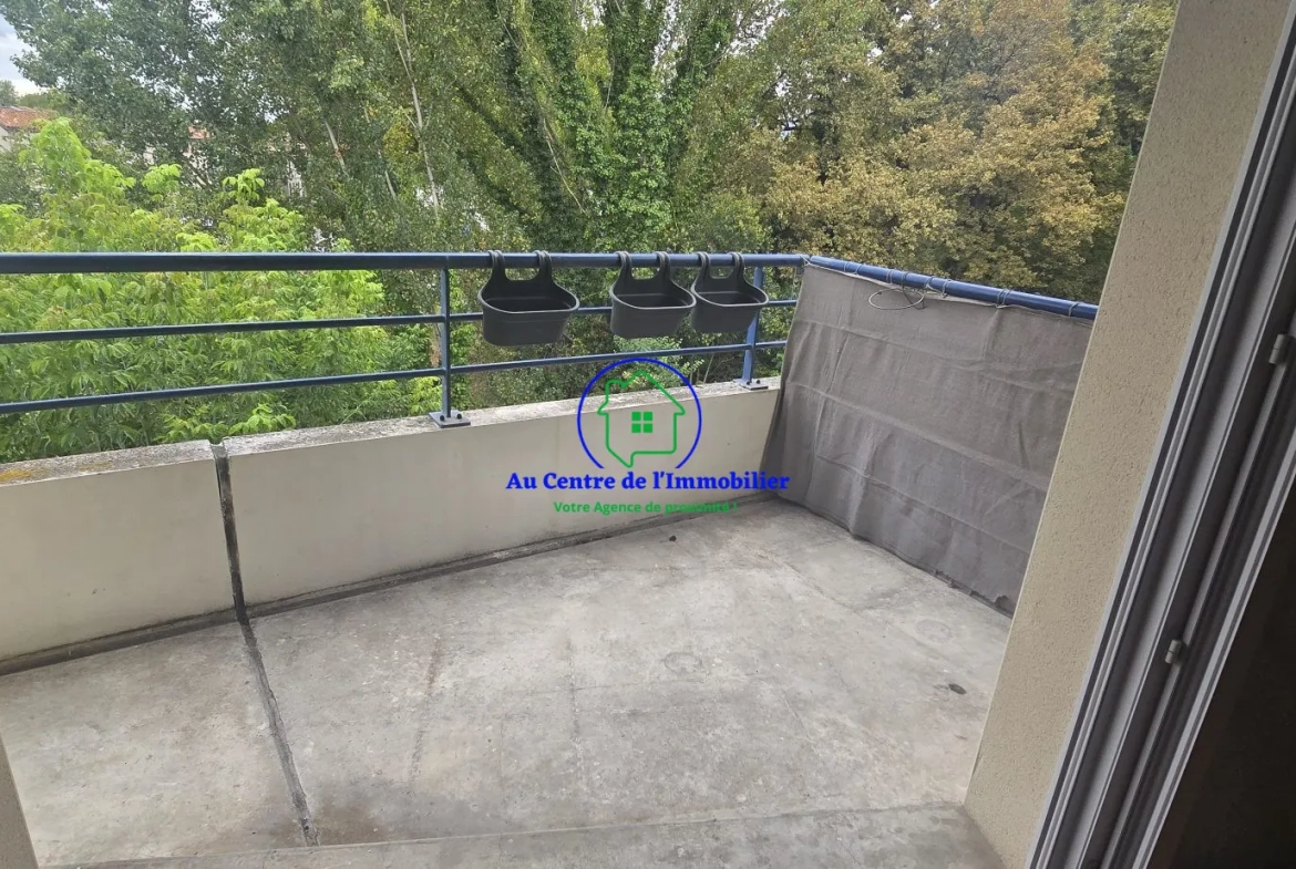 Grand T3 à Agen avec terrasse et parking – Opportunité rare 
