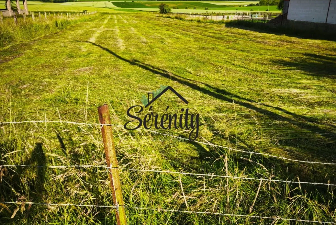 Terrain constructible de 3482 m² à BOURLON, idéal pour votre projet résidentiel 