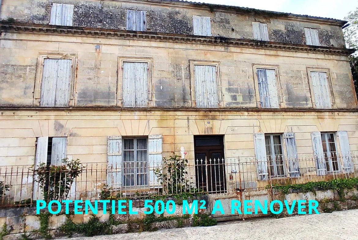 Maison à rénover avec potentiel à Tesson - Saintes, 17460 