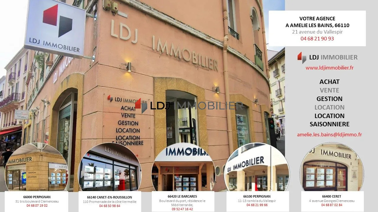 Local commercial climatisé de 37 m² à vendre à Amélie-les-Bains-Palalda 
