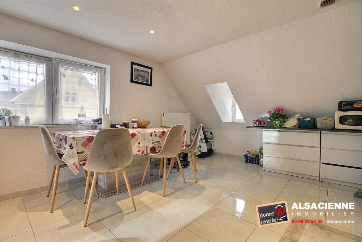 Bel appartement 3 pièces avec jardin à Barr proche nature et commerces 