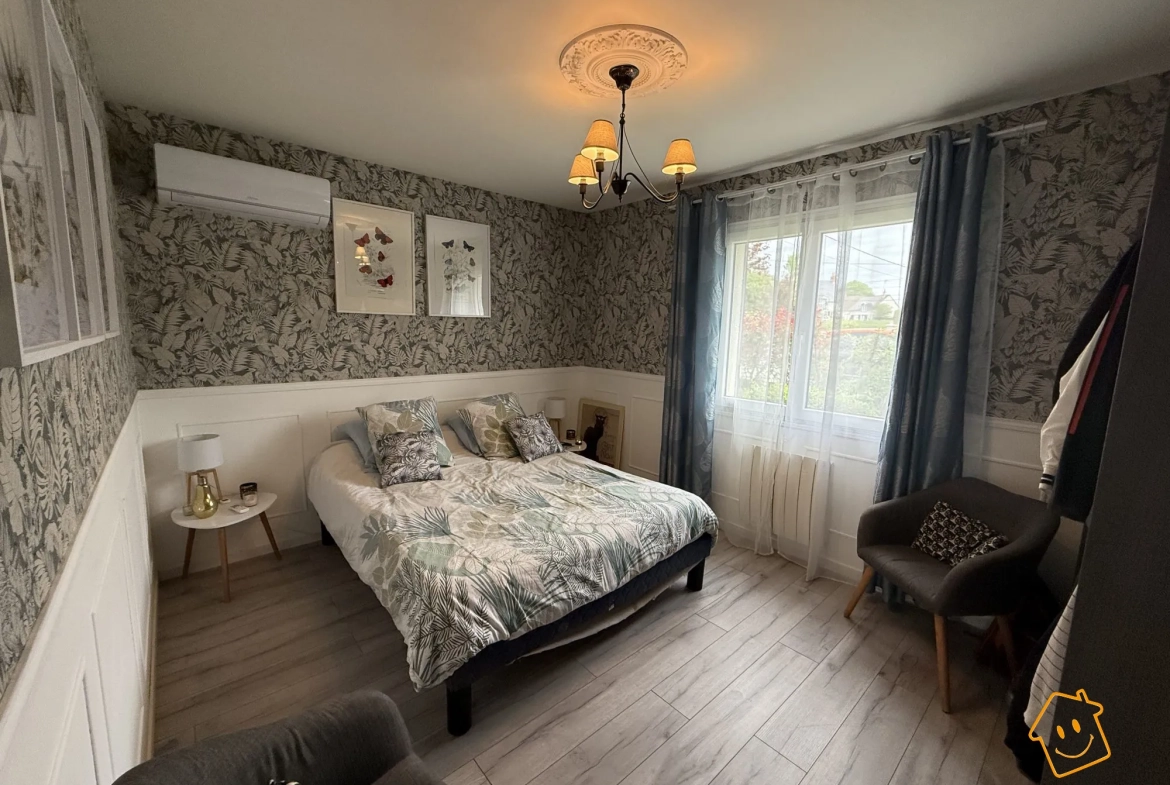 Maison de plain-pied à vendre à Mehun-sur-Yèvre avec jardin et garage 