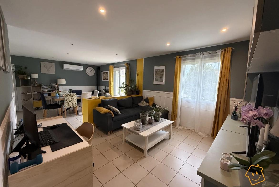 Maison de plain-pied à vendre à Mehun-sur-Yèvre avec jardin et garage 