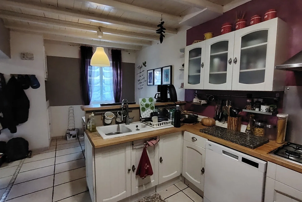 Maison de village à vendre à Diémoz - 85 m² avec Terrain de 297 m² 