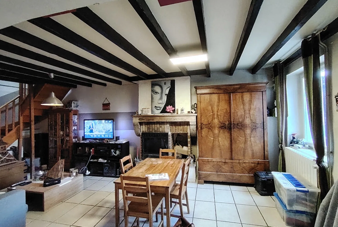 Maison de village à vendre à Diémoz - 85 m² avec Terrain de 297 m² 