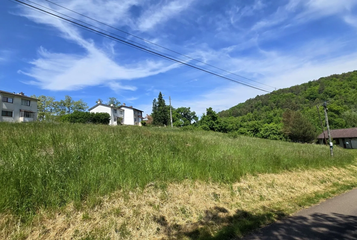 Terrain constructible à Crugey de 3 785 m² avec projet architectural 