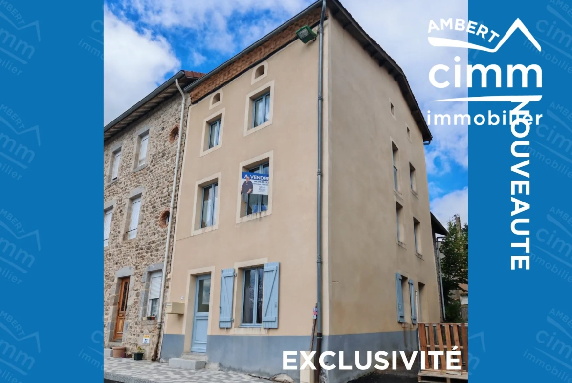 Charmante maison de bourg rénovée à Saint Germain l'Herm 