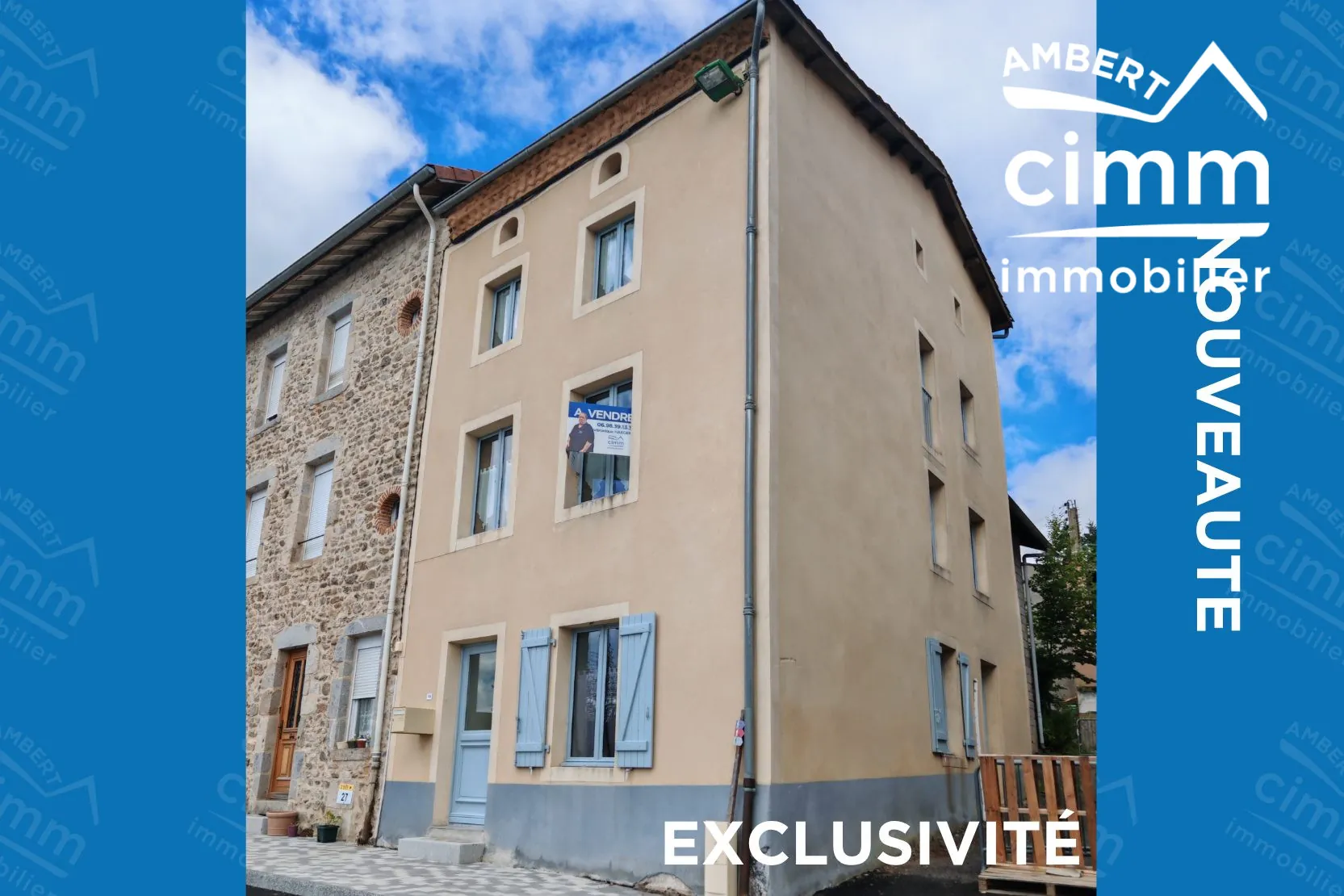 Charmante maison de bourg rénovée à Saint Germain l'Herm 