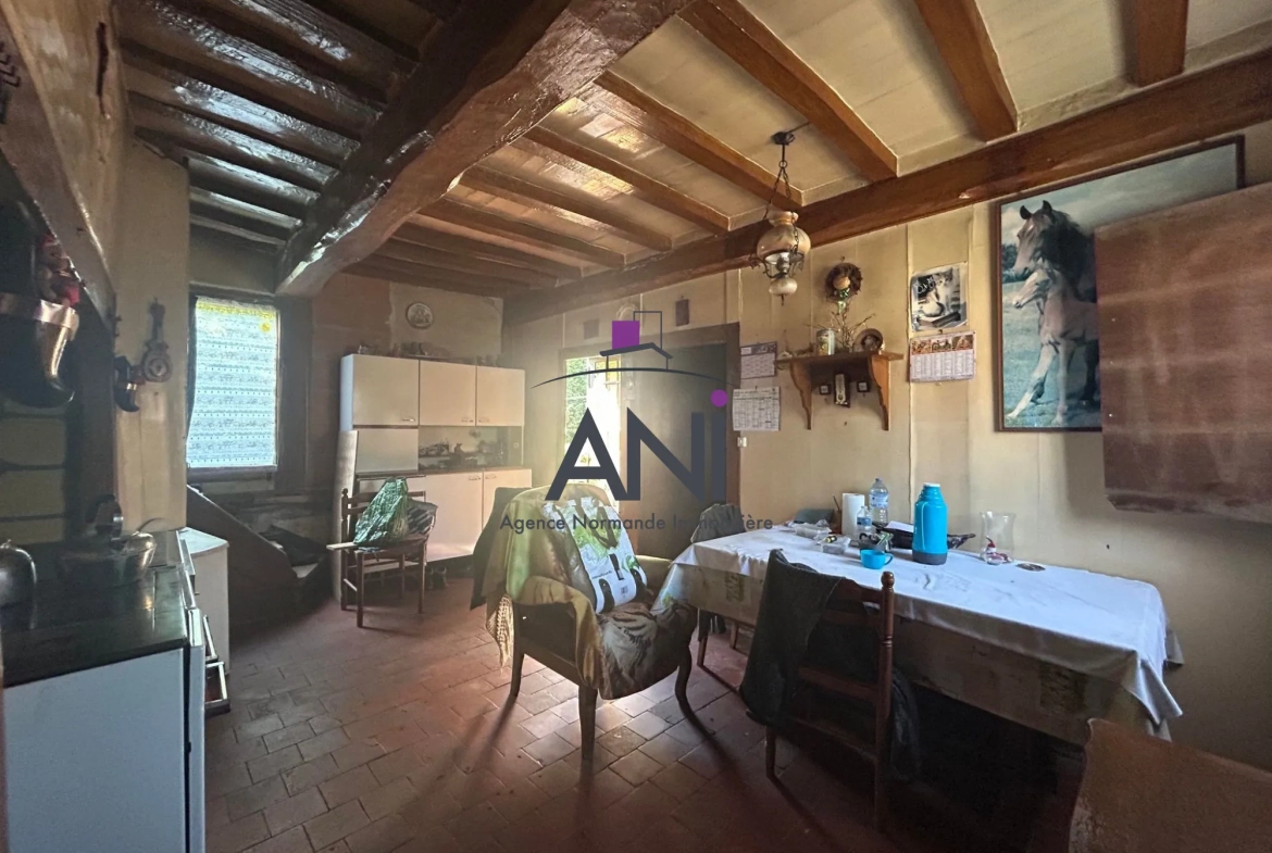 Longère à rénover à Fontaine Le Dun-Doudeville - 80 m², 1756 m² de terrain 