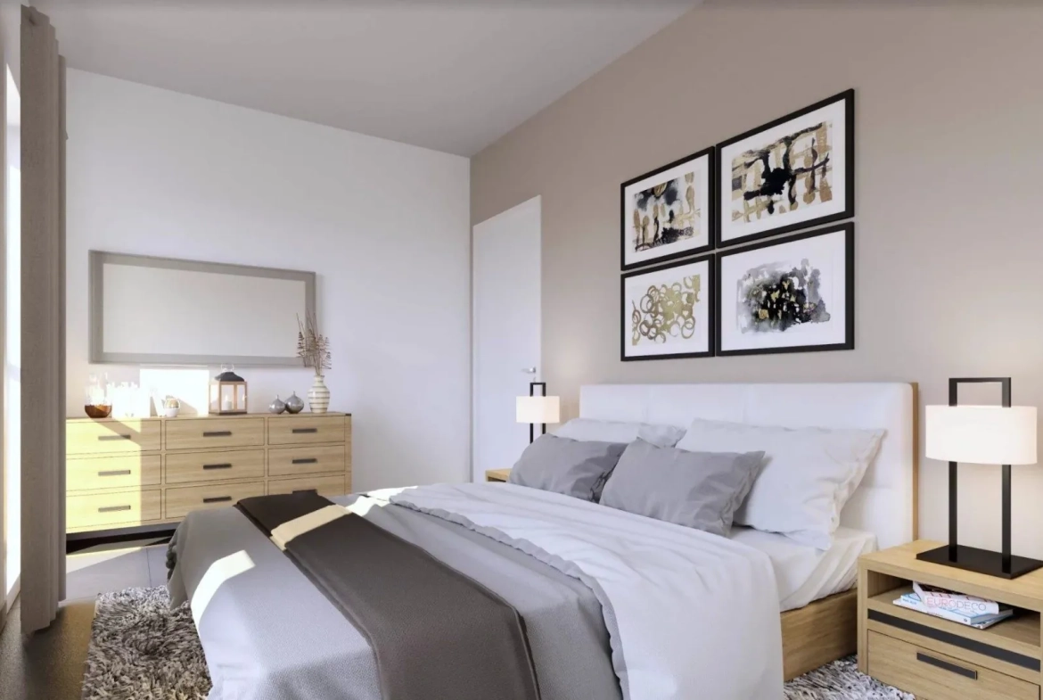 Appartement T3 neuf avec grand balcon dans le quartier Saint-Assiscle à Perpignan 