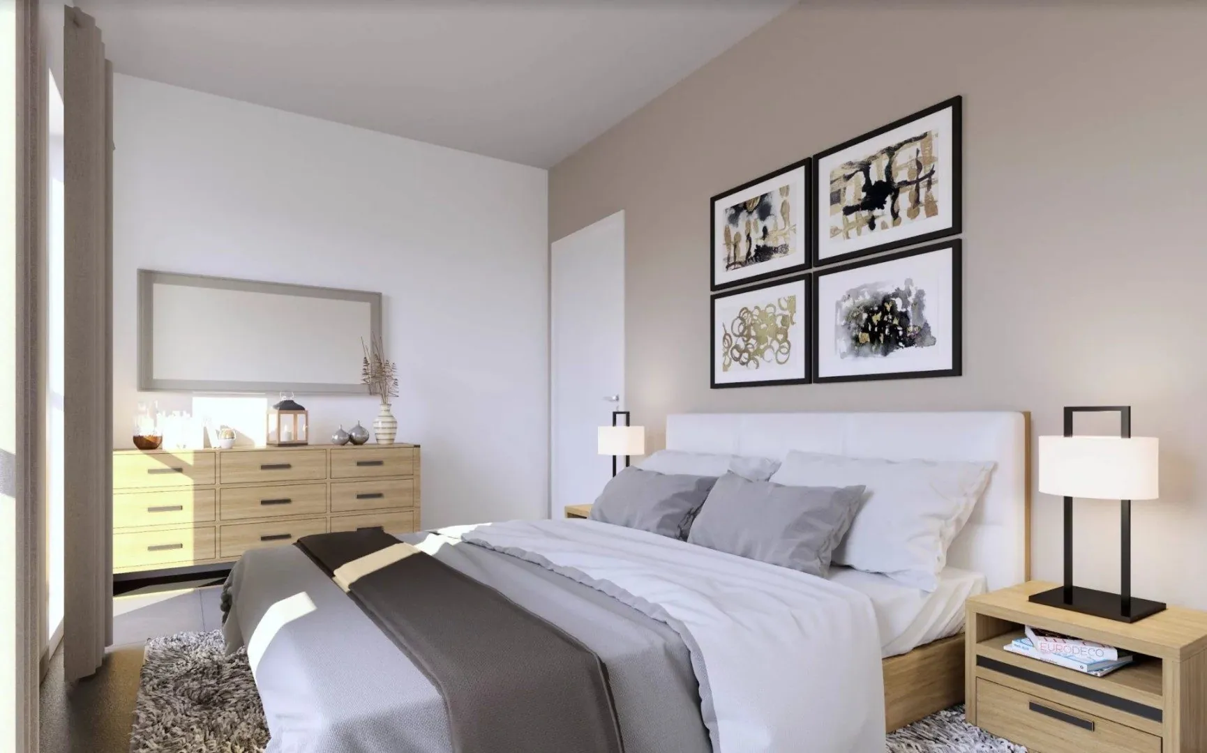 Appartement T3 neuf avec grand balcon dans le quartier Saint-Assiscle à Perpignan 