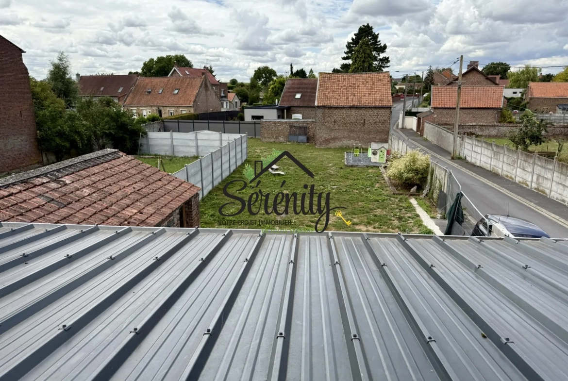 Maison individuelle 110 m² avec jardin proche autoroute à Paillencourt 