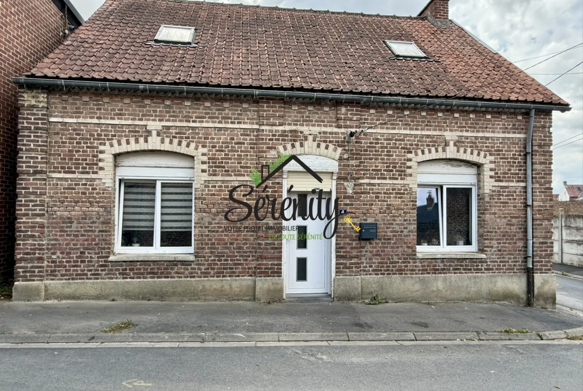 Maison individuelle 110 m² avec jardin proche autoroute à Paillencourt 